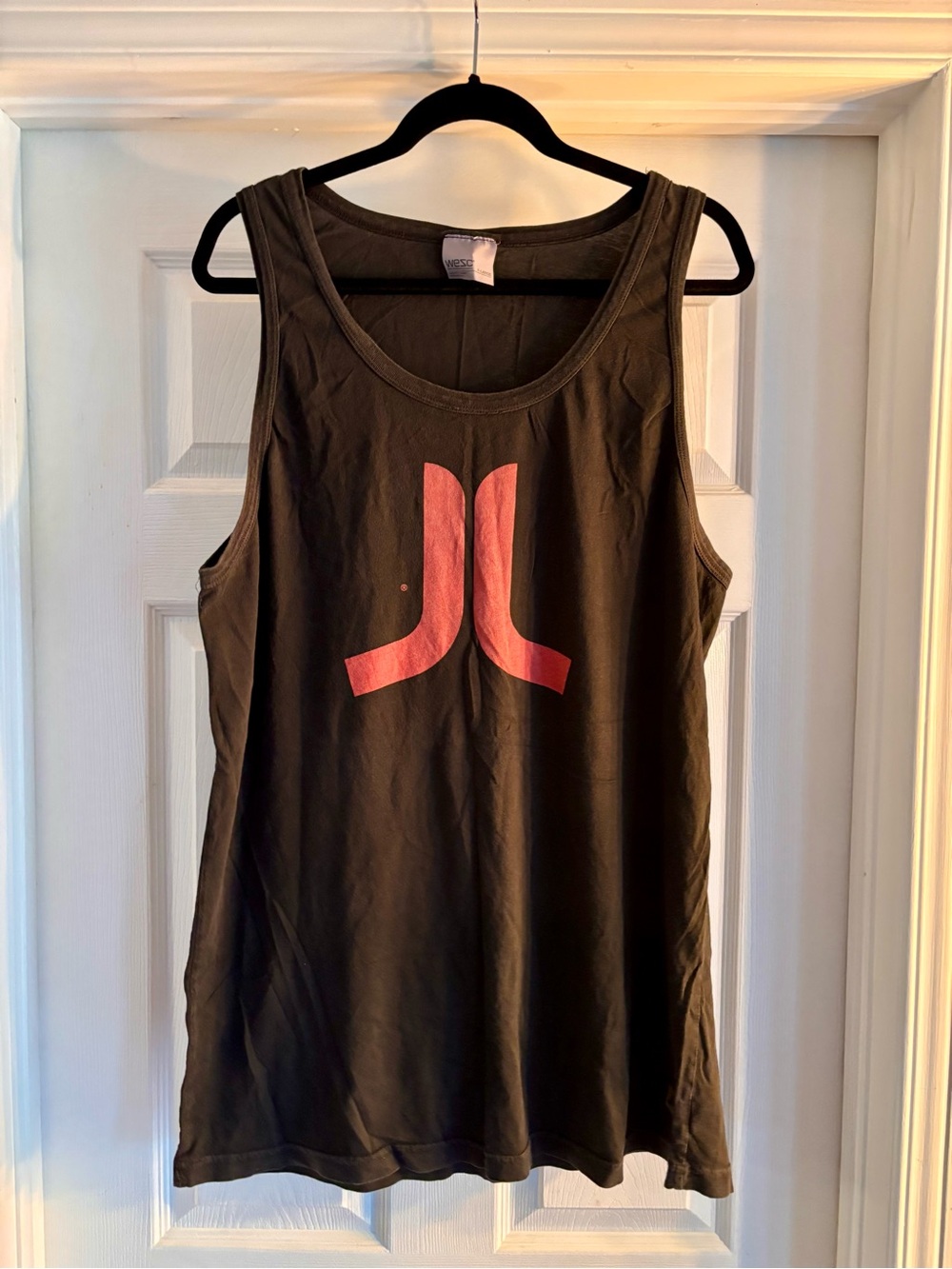 Wesc Black Tank with Red Logo